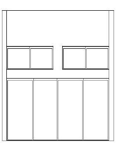 Triple Access Horizontal Sliding Doors